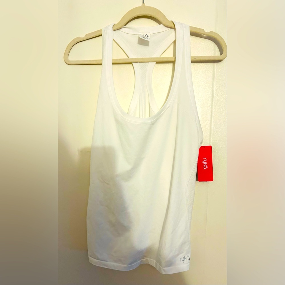 Ryka White Racerback Tank Top